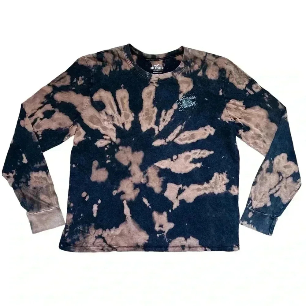 Hollister - Bleach Dyed Long Sleeve Tee